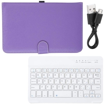 Klawiatura Bluetooth 3.0 ze skórzanym etui z PU, do telefonów z ekranem o przekątnej 4,5-6,8 cala